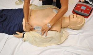 placement of AED pads