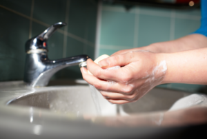 washing hands after exposure