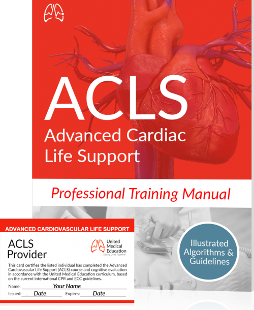 ACLS certification training manual and card ACLS certification training manual and card